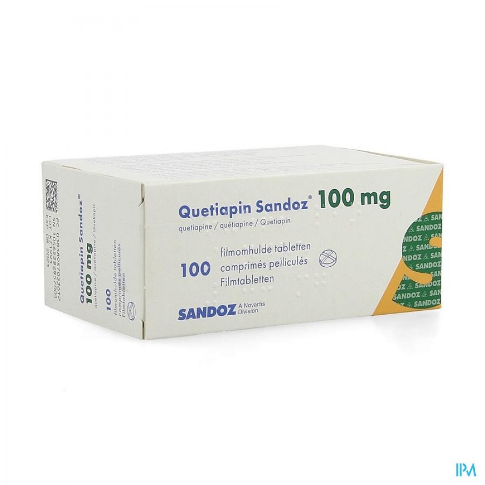 Quetiapin Sandoz Filmomh Tabl X Mg Apotheek T Kindt