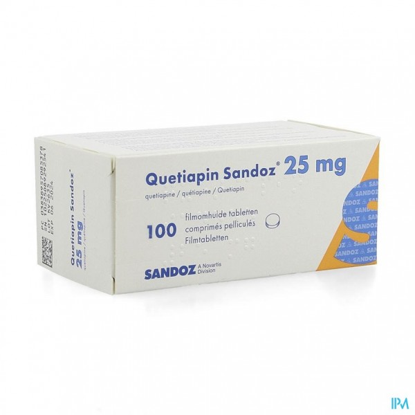 Quetiapin Sandoz Mg Filmomh Tabl X Mg Apotheek T Kindt