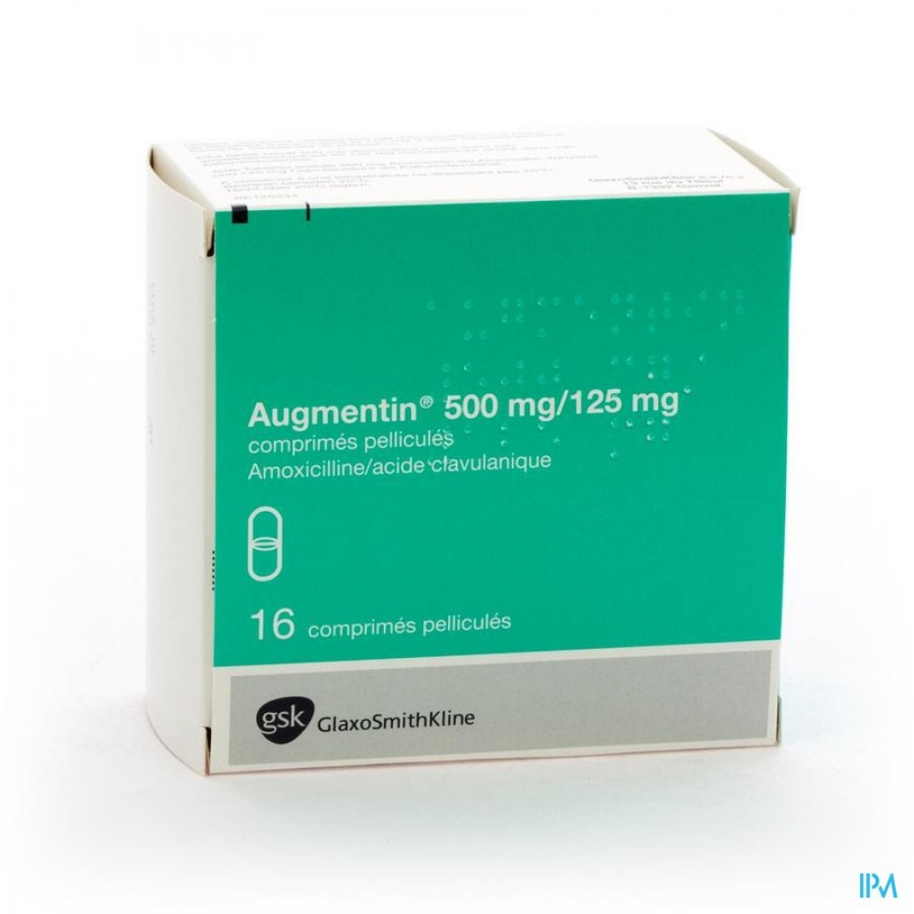 Augmentin Comp 16 X 500mg Apotheek Tkindt