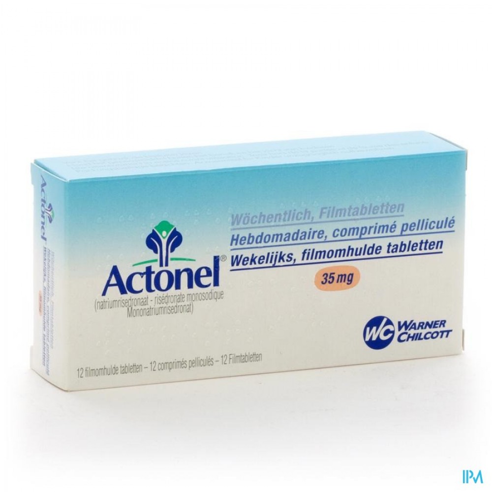 ACTONEL WEKELIJKS TABL 12 X 35 MG | Apotheek T'Kindt