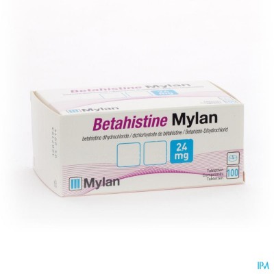 BETAHISTINE MYLAN 24MG COMP 100 X 24MG