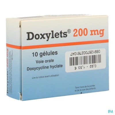 DOXYLETS 200 CAPS 10X200MG