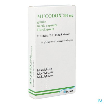 MUCODOX 300 MG CAPS 14