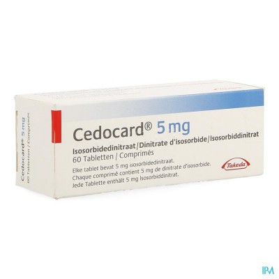 CEDOCARD COMP SUBLING  60 X  5 MG