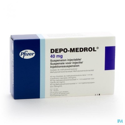 DEPO-MEDROL VIAL 3 X 40 MG/1 ML