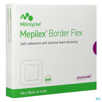 MEPILEX BORDER FLEX VERB          10X10CM 5 595350