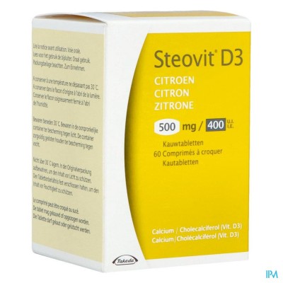 STEOVIT D3  500MG/400IE COMP  60