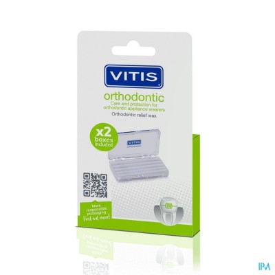 Vitis Orthodontic Wax Blister 2 Doosjes 3600