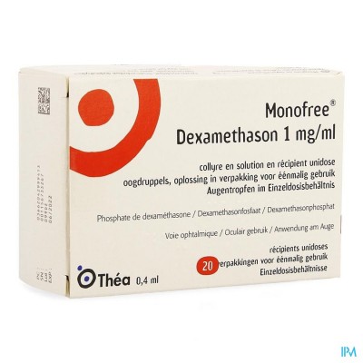 MONOFREE DEXAMETHASON 1 MG/ML 20 UD X 0,1 %
