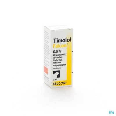 TIMOLOL FALCON 0,50% OOGDRUPPEL 5ML