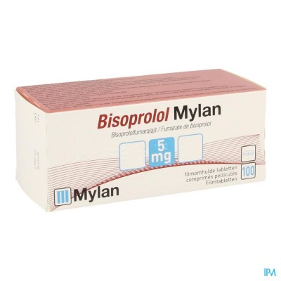BISOPROLOL MYLAN 5,0 MG COMP 100 X  5,0 MG