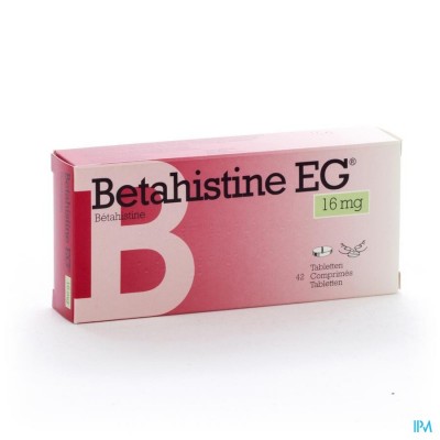 BETAHISTINE EG         TABL 42X16MG