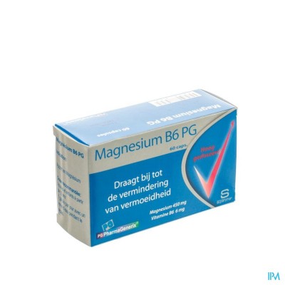 MAGNESIUM B6 PG PHARMAGENERIX       CAPS  60