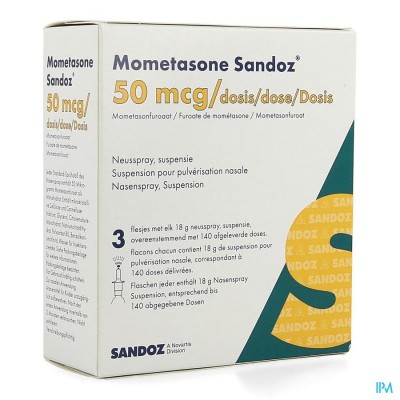 MOMETASONE SANDOZ NEUSSPRAY 3 X 140 1 FL