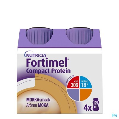 FORTIMEL COMPACT PROTEIN MOKKA   4X125ML