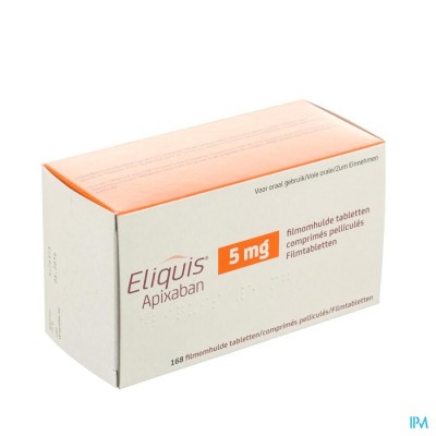 ELIQUIS 5,0 MG FILMOMH TABL 168 X  5 MG