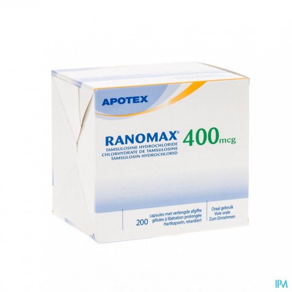 RANOMAX APOTEX 400MCG CAPS 200 X 400 MCG