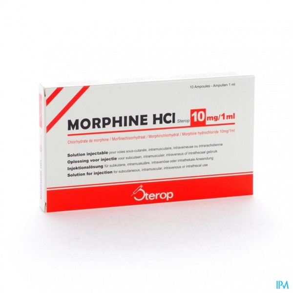 MORPHINE HCL AMP  10 X 10MG/1ML S/C